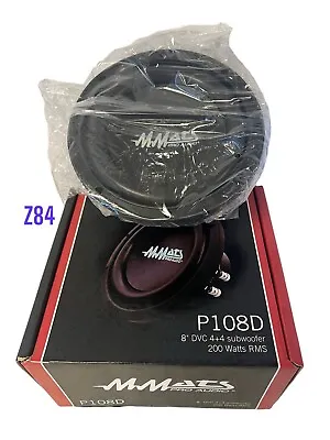 Mmats Pro Audio Subwoofer 8 Inch 200w RMS 4ohms P108d New Free Shipping • $99