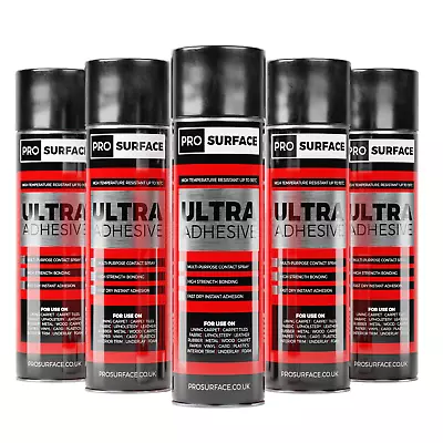 Spray Adhesive Strong Glue DIY Vinyl Carpet Flooring Upholstery 500ml Heavy Duty • £115.23