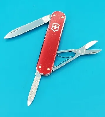 Victorinox Money Clip With Red Alox Smooth Scales!  STOESSEL  • $25.47