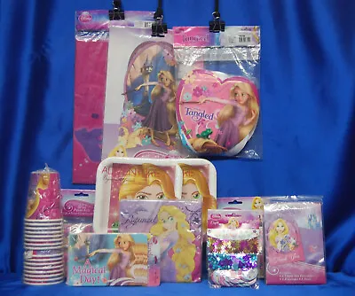 Tangled Party Set # 13 Rapunzel  Centerpiece Tablecloth Banner Cups Plates Thank • £48.18