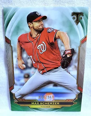 2019 Topps Triple Threads Emerald #34 Max Scherzer 059/259 For Sale  • $0.99