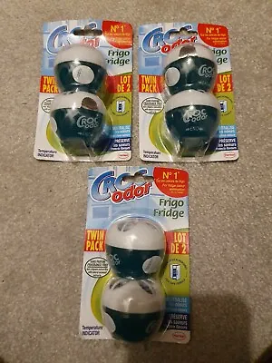 £12.75 • Buy 3 Packets Of 2 Croc Odor Twin Pack Fridge Fresh Neutralise Smell Odour Freshener