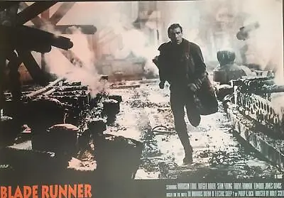 Blade Runner British Quad Style Import Movie Reproduction Promo Poster 24 X 34 • $94.45