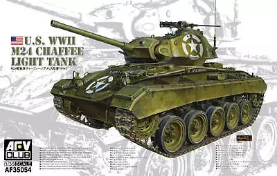 AFV Club 1/35 US M24 Chaffee Light Tank 35054 • $44.99