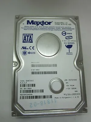 Maxtor DiamondMax 10 6B2000M0 301931102 MA6b200M0 L7250E-1.2 HDD  PCB SWAP • $148.40