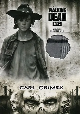 £19.69 • Buy 2018 Walking Dead Hunters & Hunted, Carl Grimes Costume Relic Card R-CG