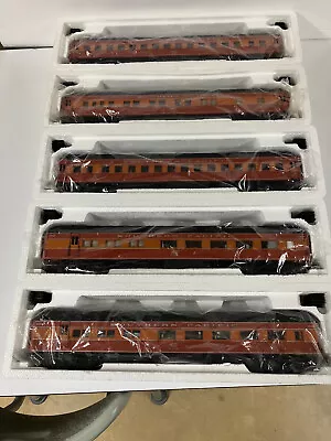 K-LINE SOUTHERN PACIFIC DAYLIGHT 5 CAR  18  HEAVYWEIGHT SET W/INTERIORs & LEDs • $325