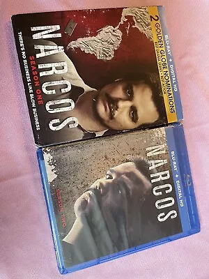 Narcos Complete Pablo Escobar TV Series Seasons 1-2 (1 & 2)  NEW BLU-RAY SEALED • $35