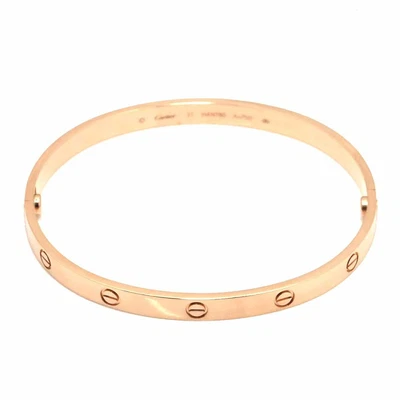 £4423.22 • Buy Cartier Love Bracelet Bangle 18K Pink Gold 750 Size21 90181462