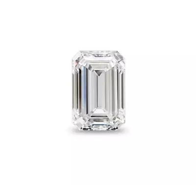 Natural Diamond Emerald Cut 1 Ct To 5 Ct D Grade CERTIFIED VVS1 +1 Free Gift Rec • £85.01