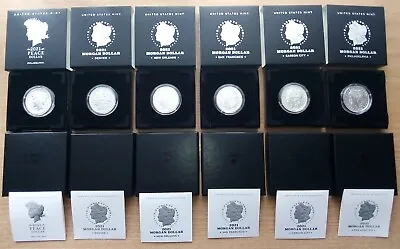 2021 Complete Set Morgan & Peace Silver Dollar EXCELLENT CONDITION • $1990