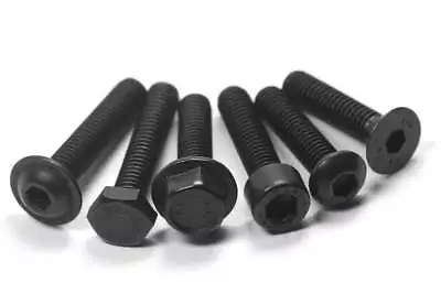 M5 Bolts Black Stainless Steel M5 Bolts Screws Various Head Types • £5.43