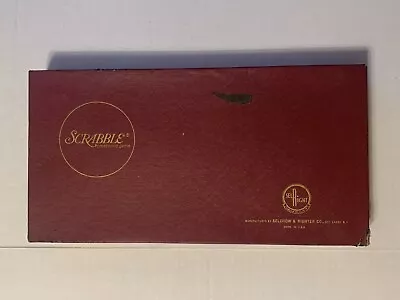 1976 Scrabble Crossword Board Game Selchow & Righter Wooden Tiles Vintage • $10