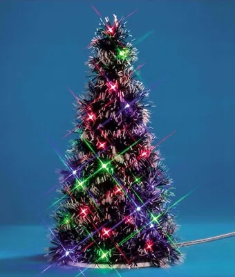 LEMAX  11 Inch LED Lighted Fir Tree -Holiday Village Accent • $18.75