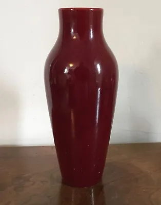 Antique Scandinavian Art Pottery Vase Chinese Sang De Boeuf Oxblood Denmark MA&S • $365