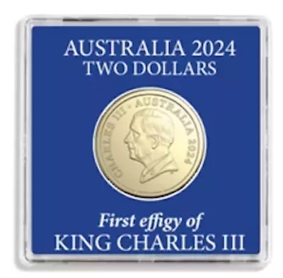 2024 Australia $2 Uncirculated Coin In Royal Blue Case - King Charles Effigy • $9.99