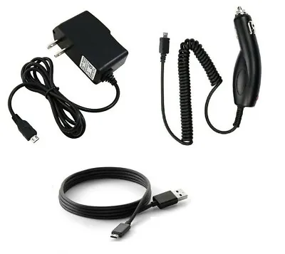 Car+2 Amp Wall Charger+micro Usb For Motorola Moto E4/e4+/e5/e5+/e5 Play/e6 Play • $9.99