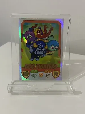 Goo Fighters - Moshi Monsters Mash Up! Series 2 Topps 2011 Trading Card Rainbow • £4.95