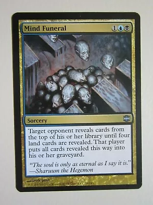 Mind Funeral Sorcery Card Mtg Magic The Gathering 2009 Np Nm • $3.99