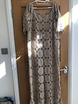 £80 • Buy Hand Crochet Long Cover Up /dress