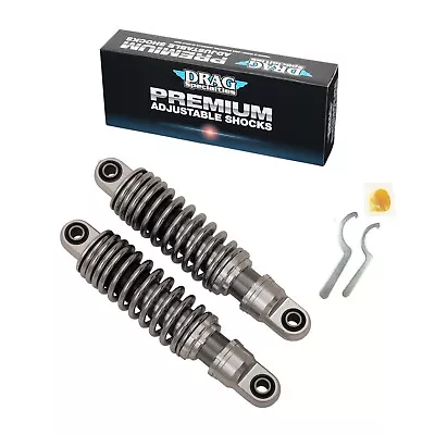 Drag Specialties Premium Adjustable Shocks 10.5  Chrome Harley Davidson • $308.95