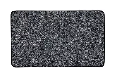 Magic Clean Step Mat Non-Slip Machine Washable Door Mat Carpet Rug Black / White • £11.33