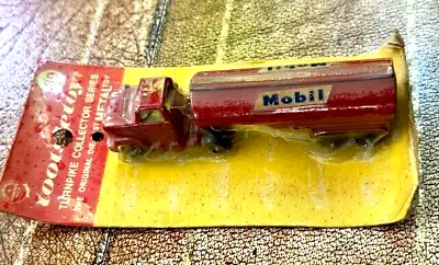 NEW In Original Package Tootsietoy B Model Mack Mobil Oil Trailer Tanker Truck • $85