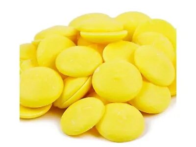 2 Pounds Merckens Yellow Melting Chocolate Coating Wafer Candy Free Shipping • $20.75