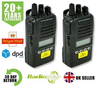 Vertex Vx354 Uhf  400-470mhz 4 Watt Walkie Talkie Two Way Radio - Used • £149.95