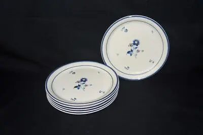 6 Noritake Keltcraft Ireland Blue Chintz 9104 Salad Plates 7 5/8  Wide • $22.99