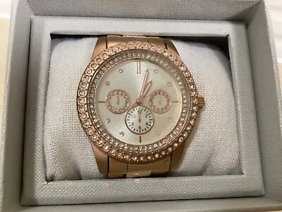 £12 • Buy Next Ladies Gold Watch - Chunky Diamanté