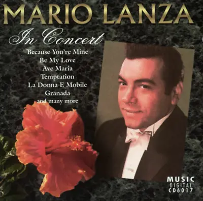 Mario Lanza - In Concert CD (1996) Audio Quality Guaranteed Reuse Reduce Recycle • £1.75