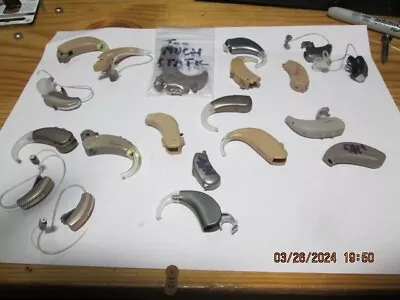 24 Piece Large Lot Of Hearing Aids All Need Repair. Some Turn On Others Don't • $199