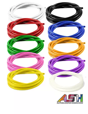 £5.31 • Buy 6mm Silicone Vacuum Hose Pipe Tube Water Air Coolant Dump Valve Turbo Boost Line