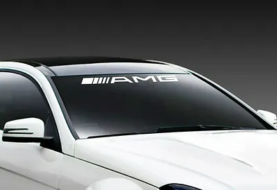 AMG Windshield Mercedes Benz C55 E55 CLS63 Racing Decal Sticker Emblem Logo W • $39.95