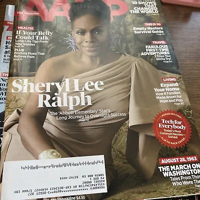 Aarp Magazine August September 2023 Sheryl Lee Ralph  Tech For Everybody Guide • $8.99