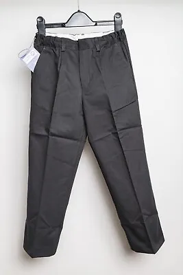 Boys School Uniform Trousers 6-7+ Years 100% Organic Cotton • £17