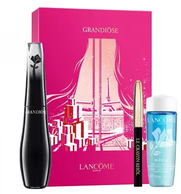 Lancôme Grandiôse Mascara 3 Pieces  Makeup Gift Set • £36