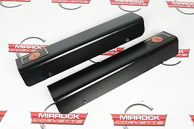 C4 Corvette Door Sill Carpet Protectors Aftermarket Black Metal USED 1990-1996 • $49.95