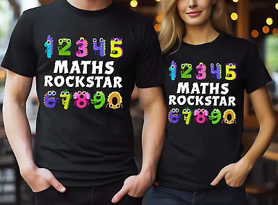 Numbers Day 2024 Maths Rockstar School Fun Gift Funny Mens Womens T-Shirts #DNE • £7.59