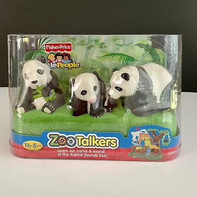 2011 Fisher Price Little People Zoo Talkers Panda Family. New In Box. • $9.50