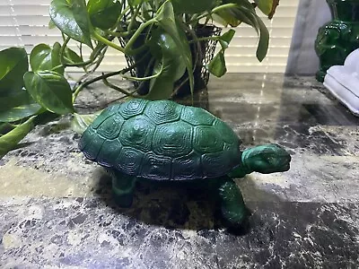 Curt Schlevogt For Ingrid Art Deco Bohemia Malachite Green Glass Turtle 1930s • $29.90