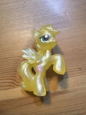 My Little Pony FiM Blind Bag Wave #17 2  Transparent Glitter Fluttershy Figure • $4.39