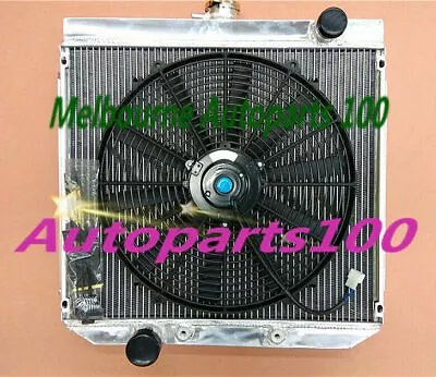 42mm Aluminum Radiator For Ford XY 250 XW 302 GS GT 351 Cleveland 1969-1972 +Fan • $215