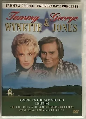 Tammy Wynette & George Jones - Two Seperate Concerts - Region Free Dvd 2004 • £3.79