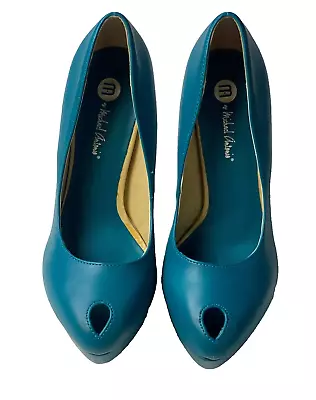 Michael Antonio Women's  Platform Heels Kovie Teal • $24.99