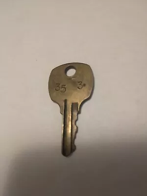 Vintage Snack Gumball Vending Machine Key #353 Flat Key Used Brass Files Drawer • $5.99