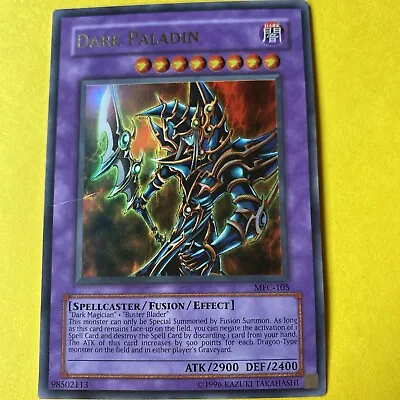 Dark Paladin - MFC-105 - Yugioh Unlimited Ultra Rare HP - Magicians Force • $12.99