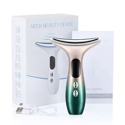 LED Microcurrent Skin Tightening Lifting Device Face Neck Facial Beauty Machine • £10.73