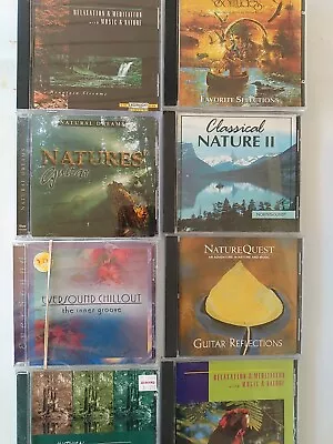 Meditation -Relaxation Music + Nature 8 Cd Lot: RESTORED 2 LIKE NEW Clean Cases • $12.99
